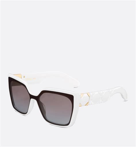 Lady 95.22 S2I White Square Sunglasses 